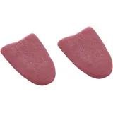 2 realistische künstliche Zungen-Requisiten, Halloween-Zauberer-Mode-Accessoires, Streich Kit