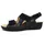 Belvida Sandale Damen Schwarz 41