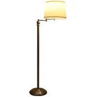 Costway Stehlampe Stehleuchte mit Basis & Lampenschirm zum Lesen,