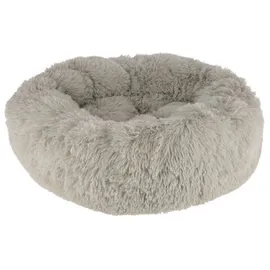 Kerbl Kuschelbett Fluffy Ø 76 cm hellgrau