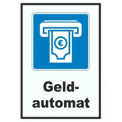 Geldautomat Schild A5 (148x210mm)
