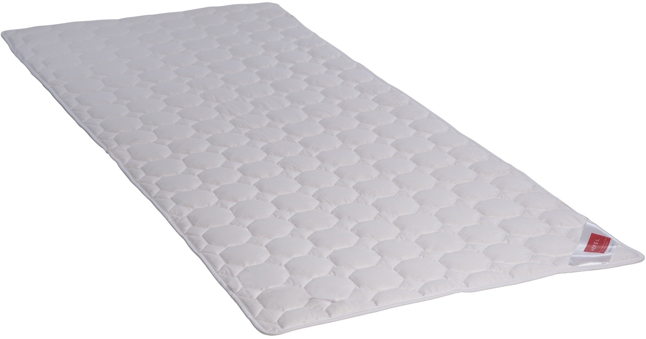 Hefel Topper »Pure Cotton, Spann-Unterbett, Baumwoll-Jersey«, (1 St.) Hefel weiß