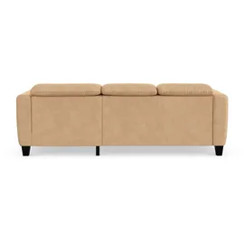 sit&more Ecksofa SIT & MORE "Belluci L-Form", braun (macciato), B:247cm H:85cm T:170cm, Sofas, Ecksofa, inklusive Federkern, wahlweise mit Bettfunktion und Bettkasten