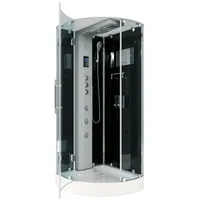 AcquaVapore D37-13L1-EC Dusche Duschtempel Komplett Duschkabine -Th. 90x90 MIT 2K Scheiben Versiegelung