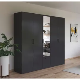 Rauch Drehtürenschrank Bari 225 x 210 x 54 cm Grau