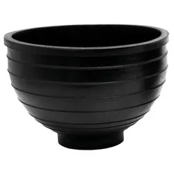 Toolland Gipsbecher, Gummi, rund, schwarz, 1.5 Liter