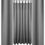 BestLivings Dekoschal Ellen Schlaufen 140x145 cm - Anthrazit