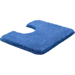 Grund Badematte »Melange«, rutschhemmend beschichtet, fußbodenheizungsgeeignet, besonders dichter Flor Grund jeansblau WC-Vorleger