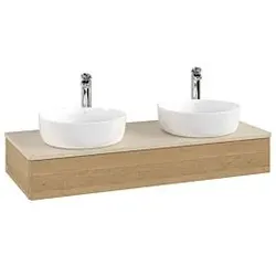 Villeroy & Boch Antao Waschtischunterschrank 1200x190x500mm L13053HN mit Beleuchtung FK/AP: HN/3