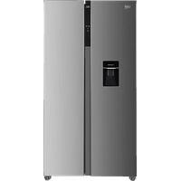 Beko GNO5322WDXPN Side-by-Side (532 l, E, 1770 mm hoch, Edelstahl-look)