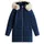 Tommy Hilfiger Slim Fit Daunenmantel mit abnehmbarem Kunstpelzbesatz, Marine, XS