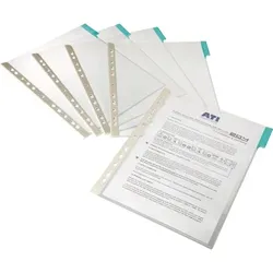 DURABLE FUNCTION Sichttafeln, grün, dokumentenechte Folie, DIN A4, 5/VE