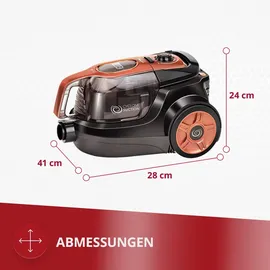 MPM MOD-25 Zyklonstaubsauger Schwarz