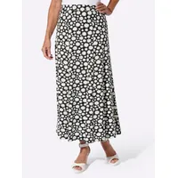 Inspirationen WITT WEIDEN Jerseyrock in schwarz-ecru-bedruckt | Gr.: 36