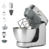 Kenwood Prospero+ KHC29A.O0SI Knetmaschine, Schüssel aus Edelstahl 4,3 l, inklusive Zubehör-Set 10 Stück + 3 Haken und Schneebesen, Glasmixer, Food Processor 3 Scheiben, Zitruspresse + Waage