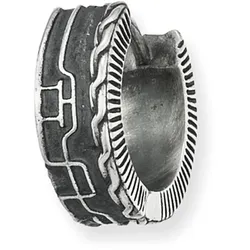 cai Single-Ohrring Silber 925 rhodiniert oxidiert