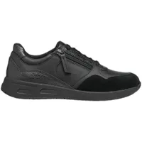 GEOX Damen D BULMYA B Sneaker, Black, 37 EU