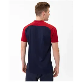 Jako Iconic Poloshirt 901 marine/chili rot XL