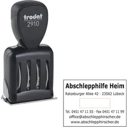 trodat Datumstempel mit Text, individualisierbar Classic 2910 P10 ohne Logo