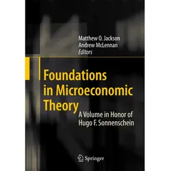 Foundations in Microeconomic Theory, Fachbücher von Matthew O. Jackson, Andrew McLennan