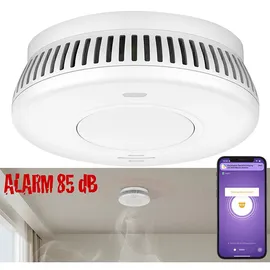 VisorTech WLAN-Rauchwarnmelder Weiß inkl. 10-Jahres-Batterie