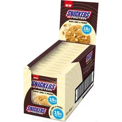 Snickers - Hi Protein Cookies White Choc Peanut - Karton 12 x 60g