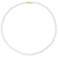 Firetti Perlenkette »Schmuck Geschenk Gold 375 Halsschmuck Halskette Perle«, Made in Germany - mit Süßwasserzuchtperle, 38607354-5 gelbgoldfarben-weiß