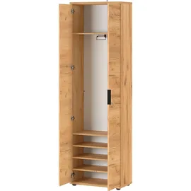 Germania Fremont Garderobenschrank 59x199x34 braun