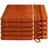 Waschhandschuh 16 x 22 cm orange 5 St.