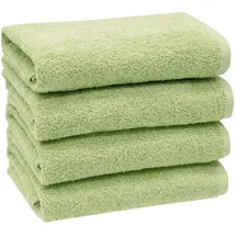ZOLLNER Handtuchset 4-tlg. grün