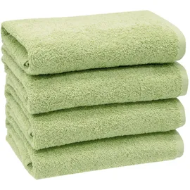 ZOLLNER Handtuchset 4-tlg. grün