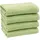 ZOLLNER Handtuchset 4-tlg. grün