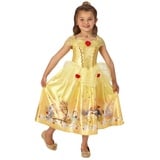 Rubie ́s Kostüm Disney Prinzessin Belle Dream Kleid für Kinder, Klassische Märchenprinzessin aus dem Disney Universum gelb 128