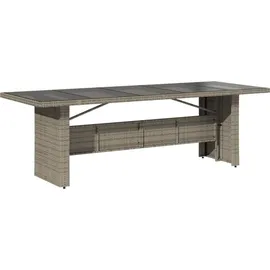vidaXL Garten-Essgruppe 9-tlg. Grau