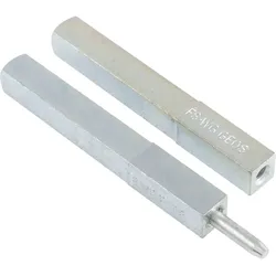 GRUNDMANN Spezialstift GEOS 246 ungeprüft für Schlösser mit geteilter Nuss - 70 + 70 mm
