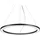 Brumberg 1-flg. 13932183 60 cm rund schwarz dimmbar