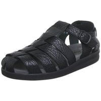 Mephisto Herren SAM MAMOUTH 714 Römersandalen, Schwarz (Black), 46 EU - 46 EU