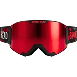 Broken Head MX-Brille Magnetic-Regulator Rot Verspiegelt