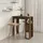 vidaXL Bartisch mit Regal 102 x 50 x 103,5 cm Braun