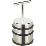 Relaxdays Türstopper Silber 7 cm