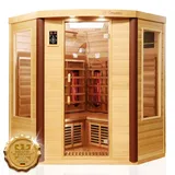 Infrarotkabine Infrarotsauna Wärmekabine Sauna Kabine 4 Personen Vollspektrum