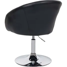 Mendler Esszimmerstuhl HWC-F19 Kunstleder schwarz