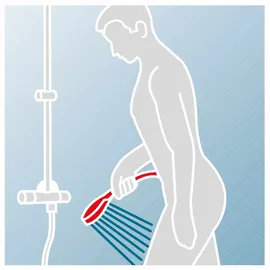 Schulte DuschMaster Rain mit Einhebelmischer eckig