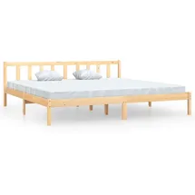 vidaXL Massivholzbett Kiefer 180x200 cm