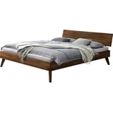 Hasena Massivholzbett Ancona 100 x 200 cm Holz Nussbaum