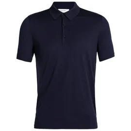 Icebreaker Tech Lite II Merino Short Sleeve Polo Blau S Mann