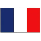 Flagge  (Frankreich, 45 x 30 cm, Spunpolyester)