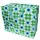 Rex London - XXL Riesentasche, Aufbewahrungstasche mit Reißverschluss, Muster bunt (Daisy blue/green)
