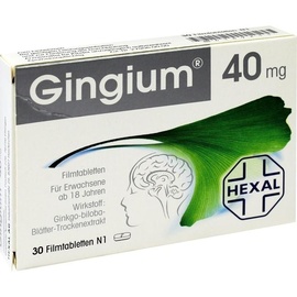 Hexal GINGIUM 40 mg Filmtabletten 30 St