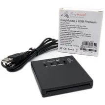 Easymouse Smartmouse 2 USB Premium Programmer mit Phönix Modus Unterstützung für Smartcards, Stromversorgung und Programmierung über USB, DIP-Schalter für 3.58, 6.00, 8.00, 10.00 und 12.00Mhz